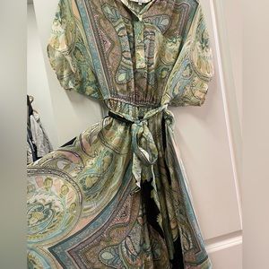 Fine Garments by Bell Silk Scarf Dress